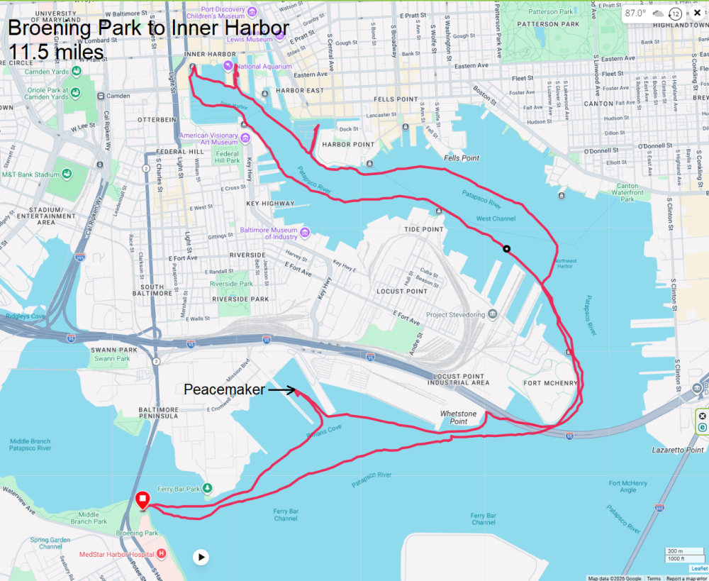 Map of my route