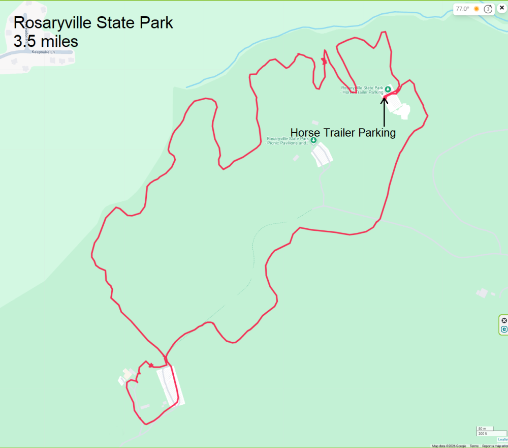 Map of our route