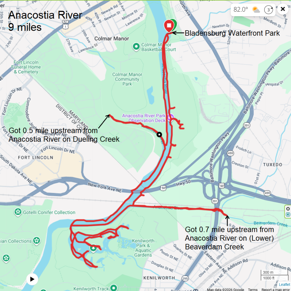 Map of my route