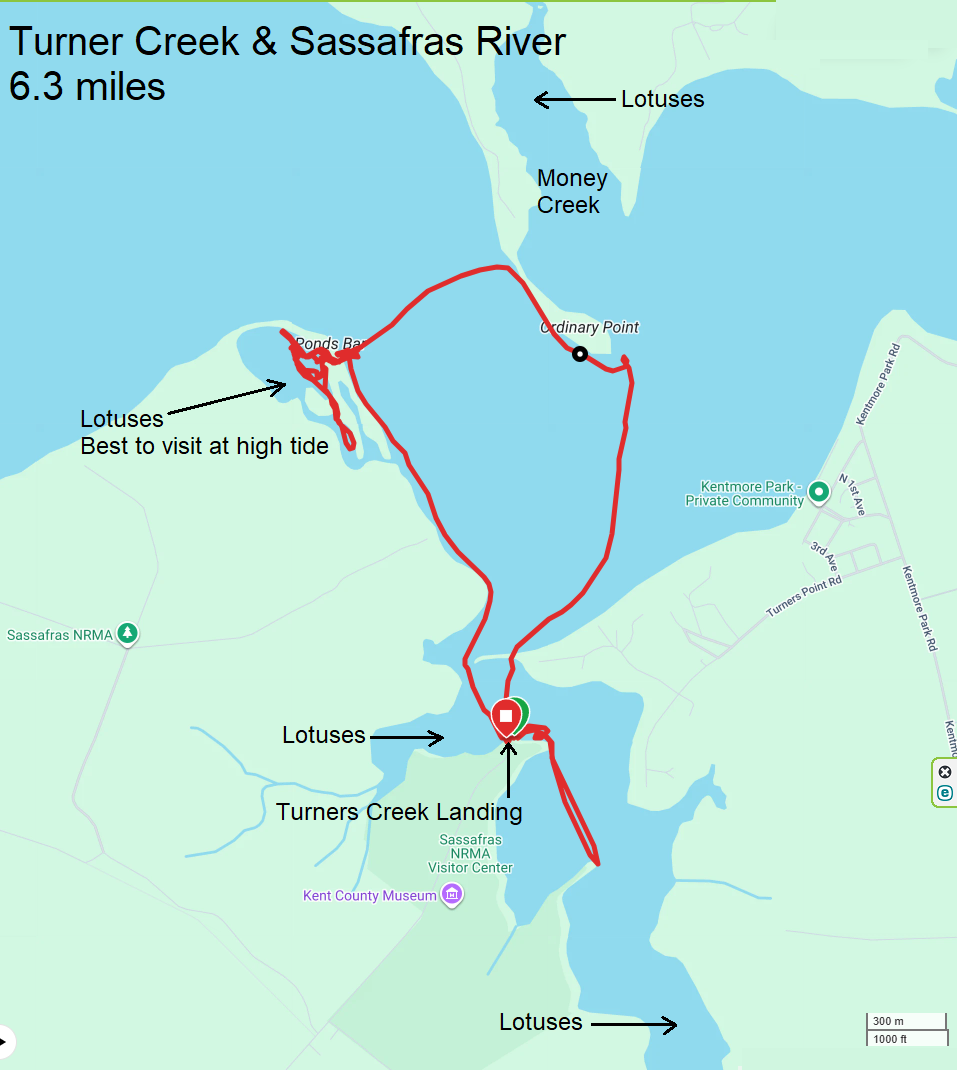 Map of our route