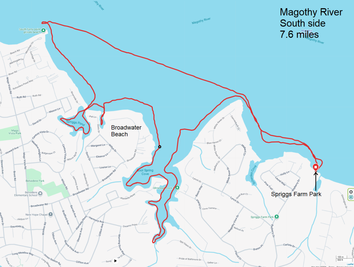 Map of our route