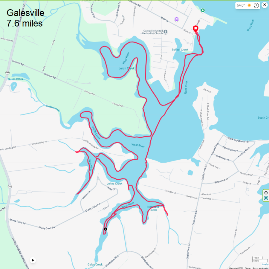Map of my route